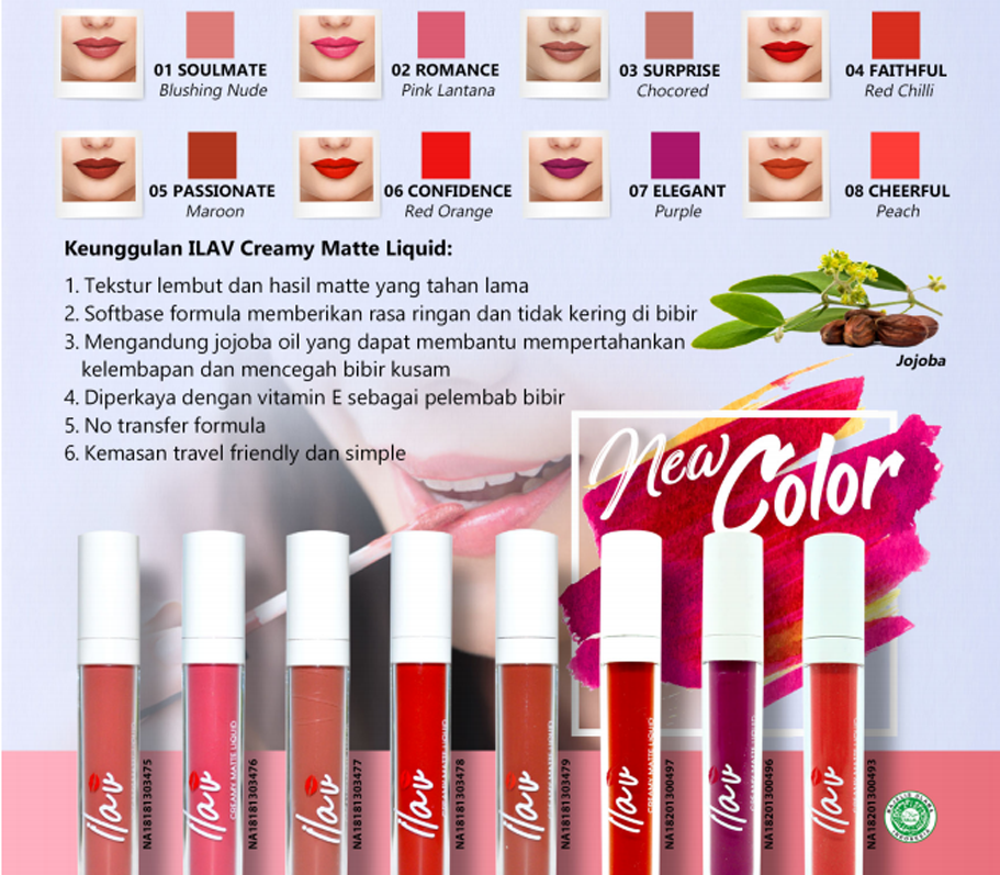 KEUNGGULAN Ilav Cream Matte Liquid 