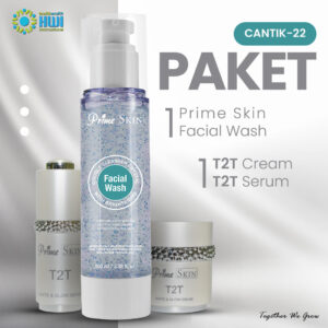 Paket Prime Skin T2T Serum And Cream + Prime Skin Facial Wash